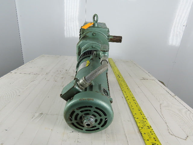 Sew Eurodrive S82R62LP143 1Hp 180VDC Gear Motor W/Brake 273:1 Ratio