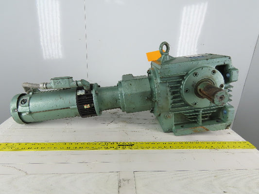 Sew Eurodrive S82R62LP143 1Hp 180VDC Gear Motor W/Brake 273:1 Ratio