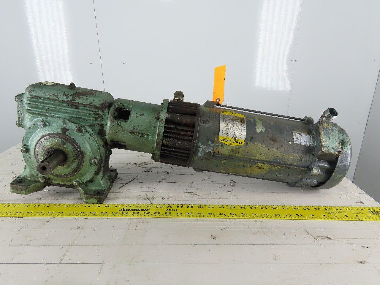 Perfection Gear MTL12683S 2Hp 180VDC Gear Motor 25:1 Ratio W/5370-170-217 Brake