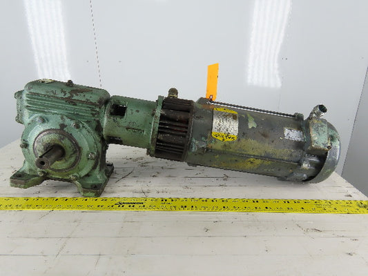 Perfection Gear MTL12683S 2Hp 180VDC Gear Motor 25:1 Ratio W/5370-170-217 Brake