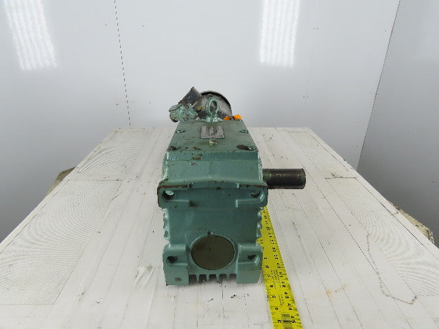 SEW-EURODRIVE S72LP145 3Hp 180VDC Gear Motor W/Brake 71.32:1 Ratio BaldorCDP3604
