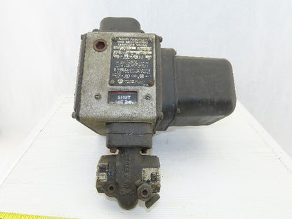 North American 3/4" 1516-0 Motorized Shutoff Valve 3/4 NPT 125PSIG 120V