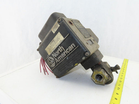 North American 3/4" 1516-0 Motorized Shutoff Valve 3/4 NPT 125PSIG 120V