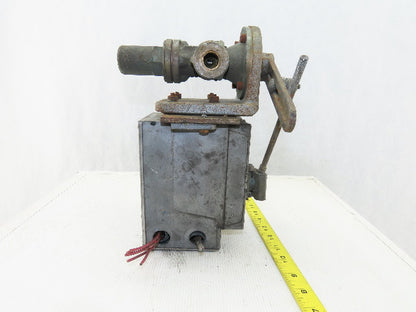 Barber-Coleman EA57 Actuator 0.65A 120V 60Hz 40W W/1/2" NPT Brass Valve
