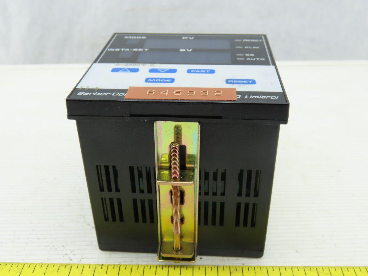 Barber Coleman MAQ 8-01900-001-0 Limitrol Temperature Controller 1/4 DIN