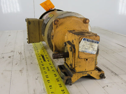 Hub City 0220-60096 1/2Hp Gear Motor 5:1 Ratio W/ Baldor VEM358 230/460V