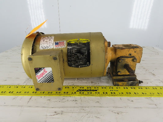 Hub City 0220-60096 1/2Hp Gear Motor 5:1 Ratio W/ Baldor VEM358 230/460V