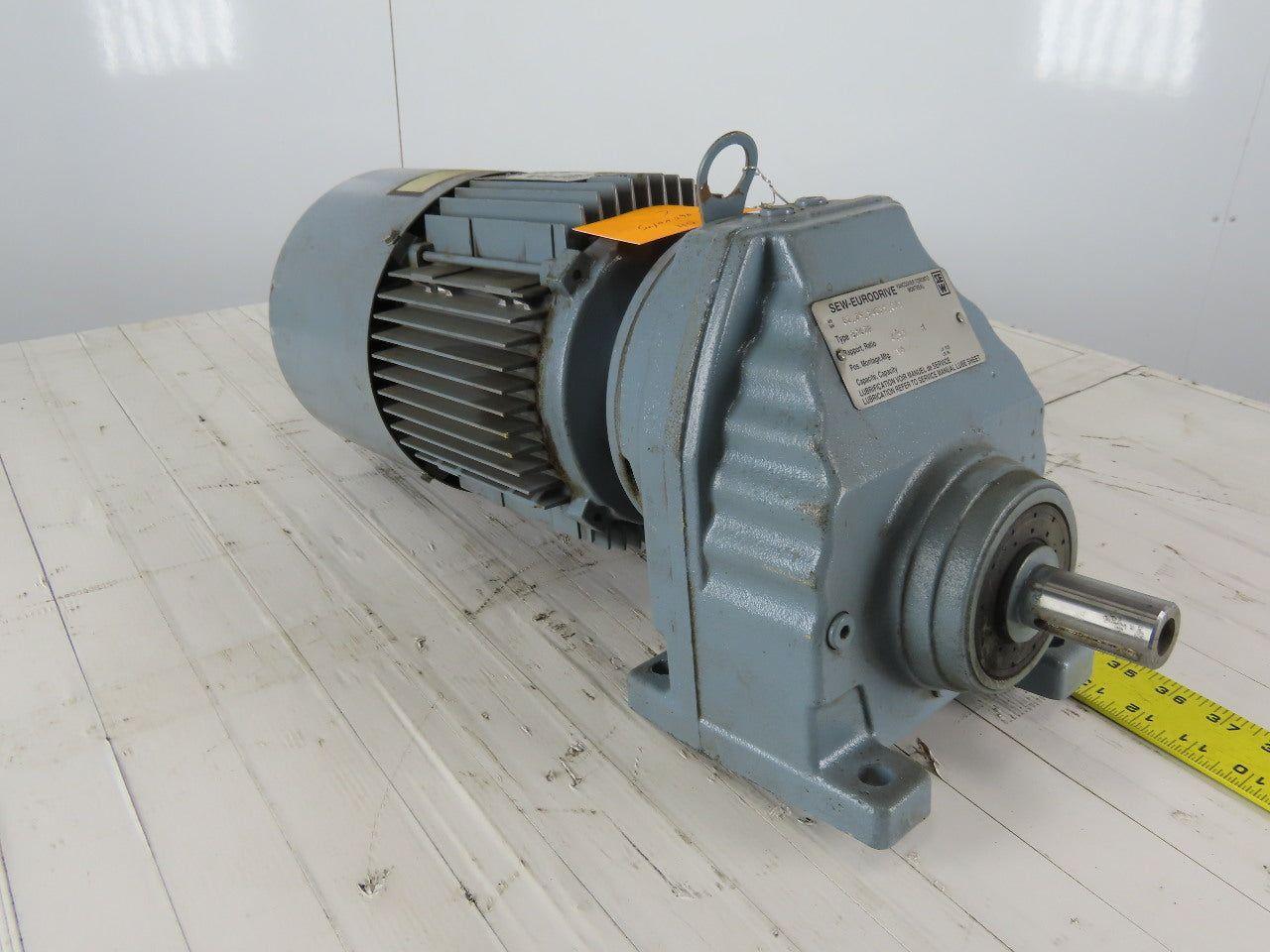 SEW-EURODRIVE RX67DT90S2BM62HF 2.14Hp Gear Motor 159.82RPM Output 23/460V 3Ph