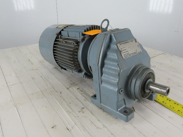 SEW-EURODRIVE RX67DT90S2BM62HF 2.14Hp Gear Motor 159.82RPM Output 23/460V 3Ph