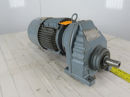 SEW-EURODRIVE RX67DT90S2BM62HF 2.14Hp Gear Motor 159.82RPM Output 23/460V 3Ph
