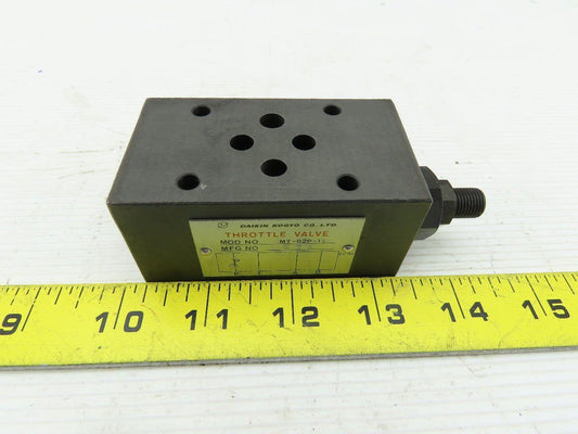 Daikin MT-02P-1 Hydraulic Throttle Valve Flow Control