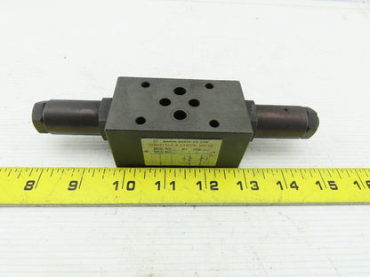 Daikin MT-02W-40 Hydraulic Throttle & Check Valve Flow Control