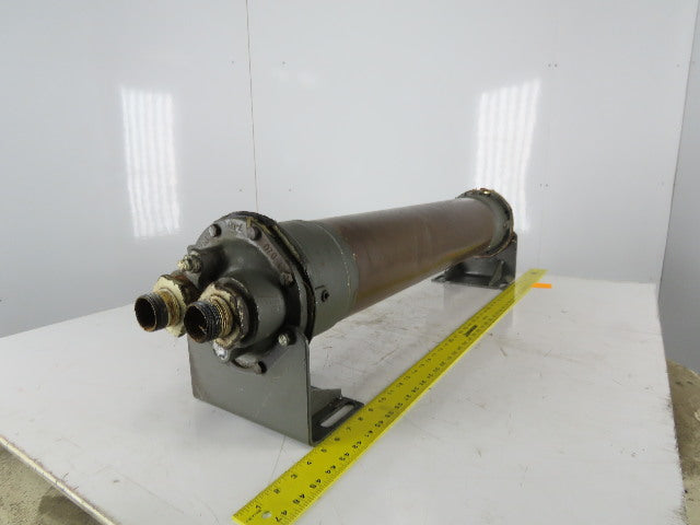 Copper Shell & Tube Heat Exchanger 6"x32" 2" Ports