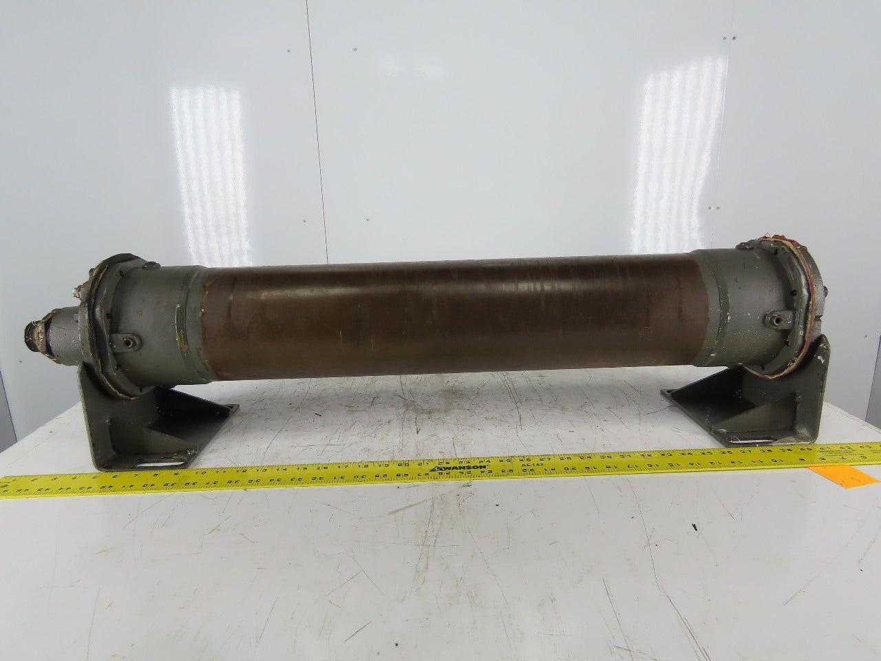 Copper Shell & Tube Heat Exchanger 6"x32" 2" Ports