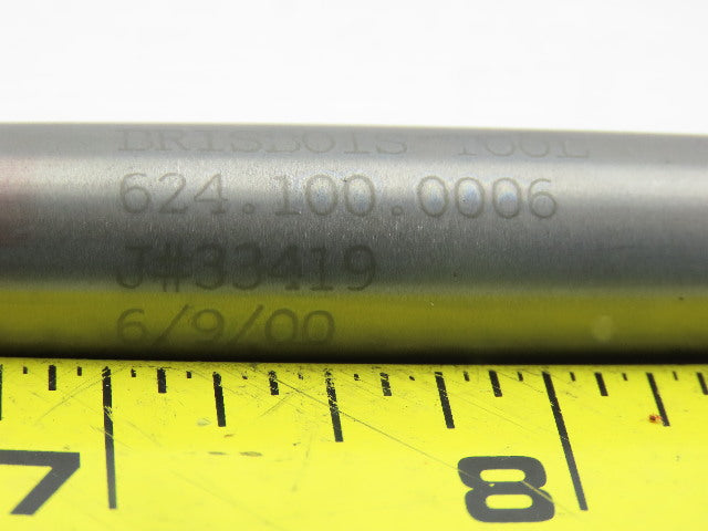 Brisbois Tool 9/16" Carbide 2 Flute Spiral Mill Drill Bit 9/16" Shank 12" OAL