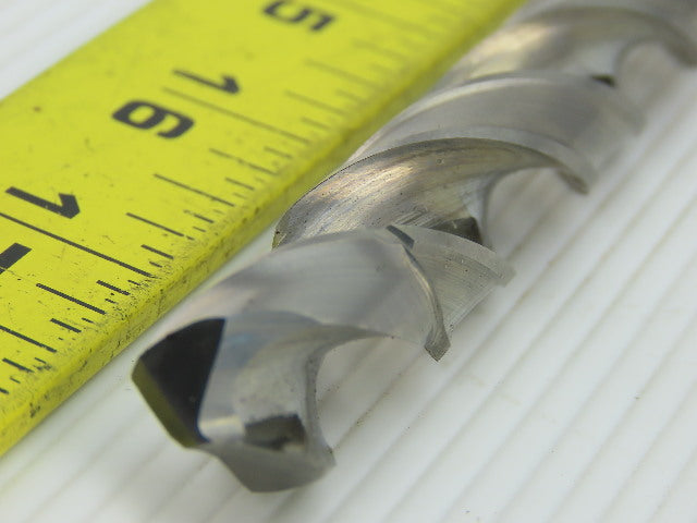 Brisbois Tool 9/16" Carbide 2 Flute Spiral Mill Drill Bit 9/16" Shank 12" OAL