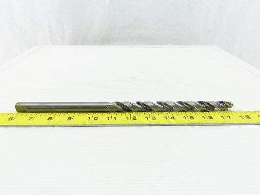 Brisbois Tool 9/16" Carbide 2 Flute Spiral Mill Drill Bit 9/16" Shank 12" OAL