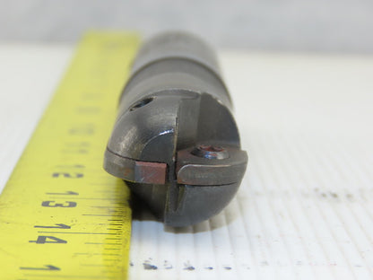 Lumco 1" Ball Nose Indexing Carbide Cutter 1" Shank 5" OAL