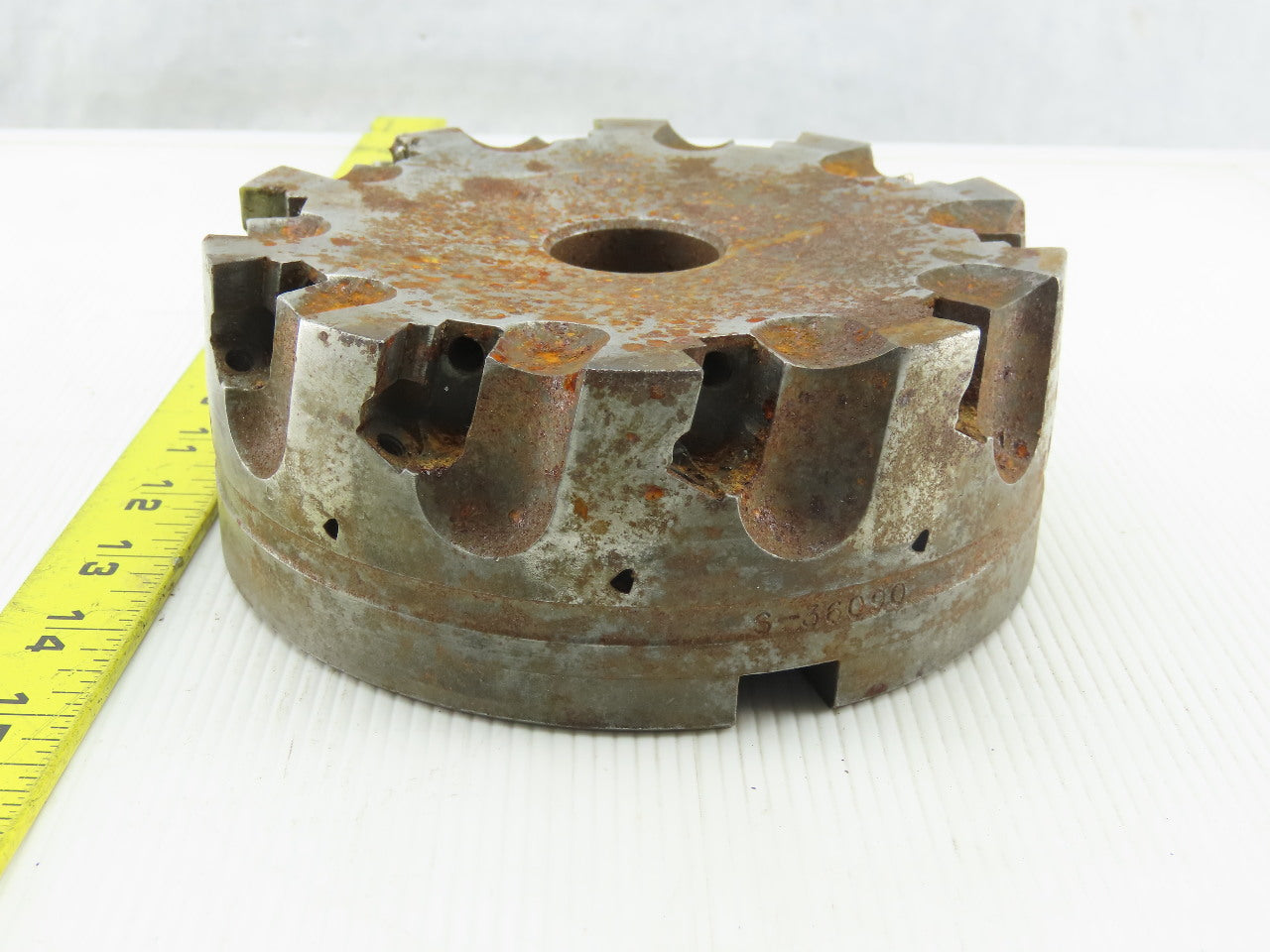 Dijet SMC6010-10457 S-36090 6" OD 10 Flute Indexing Face Mill LH