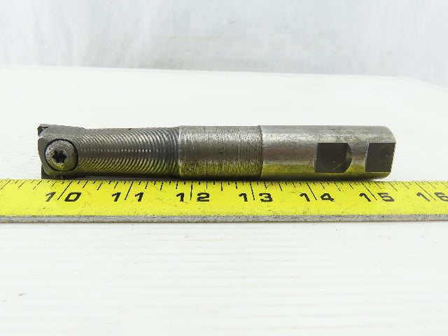 Harroun 100.600.100FBV 1" Carbide Indexing Flat Bottom Cutter 1" Shank 6" OAL