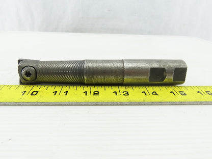 Harroun 100.600.100FBV 1" Carbide Indexing Flat Bottom Cutter 1" Shank 6" OAL