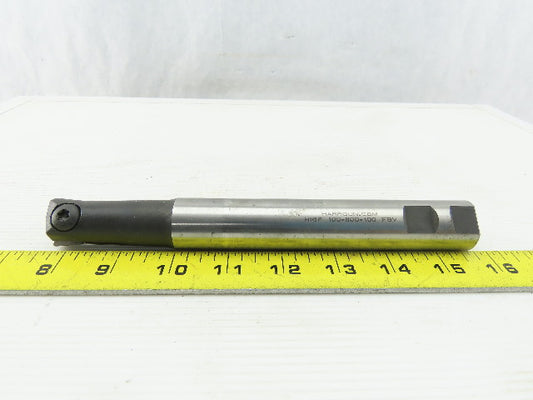 Harroun HIBF 100-800-100 FBV 1" Carbide Indexing Flat Bottom Cutter 1" Shank 8"L