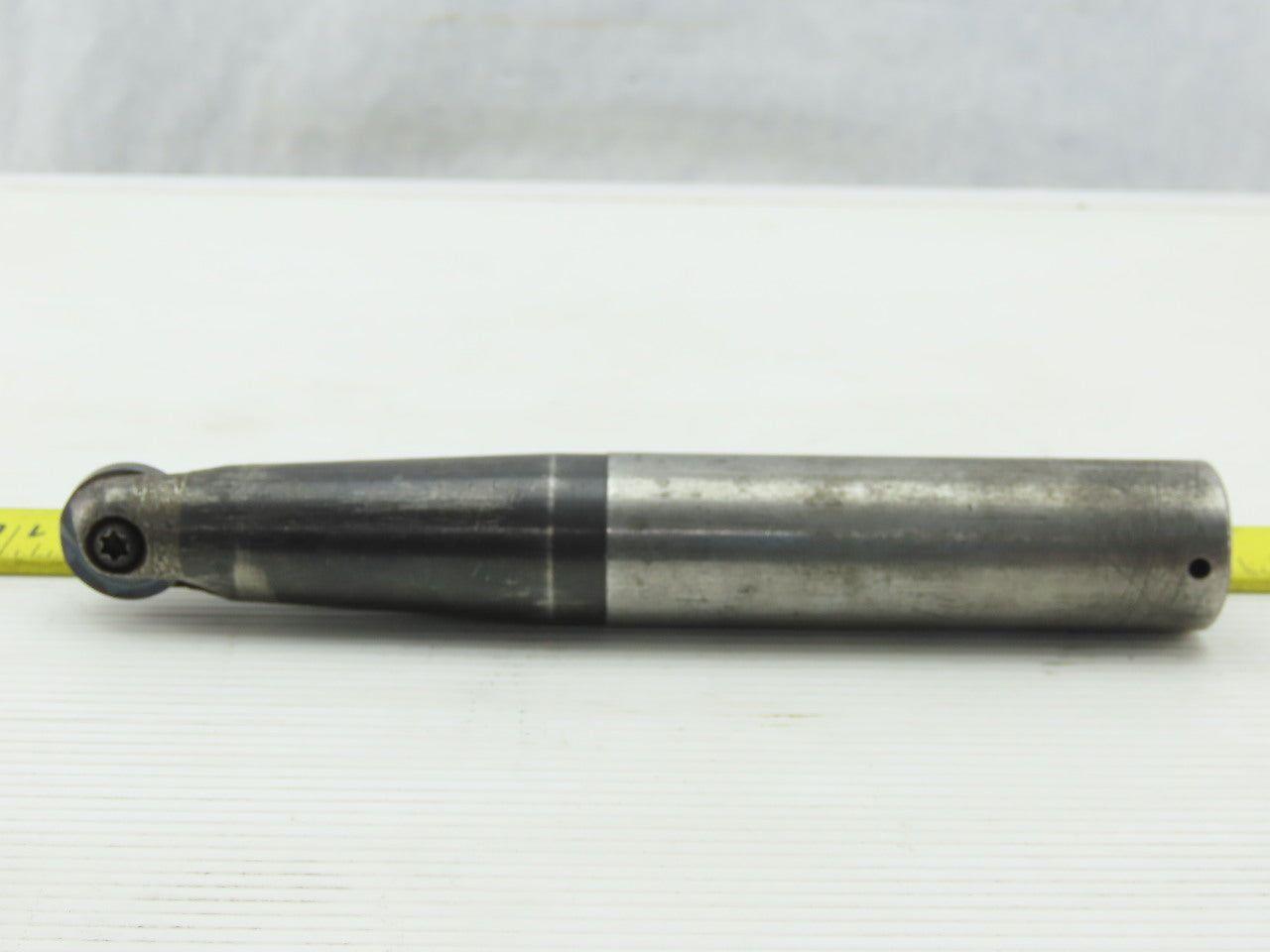 1" Ball Nose Carbide Insert End Mill Cutter 1-1/4" Shank 8" OAL