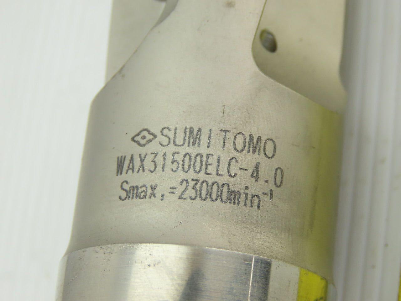 Sumitomo WAX31500ELC-4.0 3 Flute End Mill Cutter Body 1-1/2" Shank 10" OAL