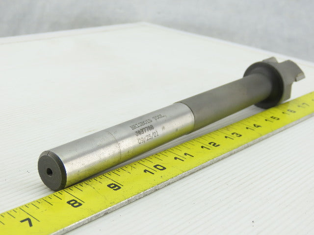 Brisbois 7/16" 3 Flute Carbide Piloted Face End Mill 20mm Shank 9-1/2" OAL