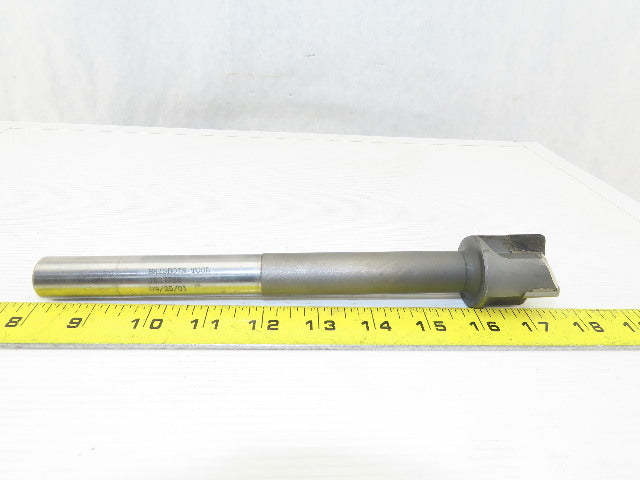 Brisbois 7/16" 3 Flute Carbide Piloted Face End Mill 20mm Shank 9-1/2" OAL