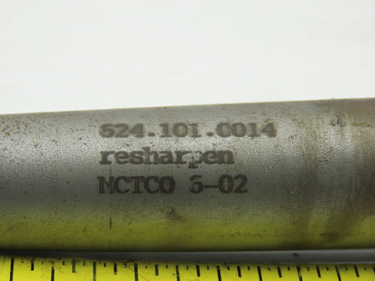 624.101.0014 MT3 Morse Taper #3 1-21/64" 3 Flute Piloted End Face Mill Tang