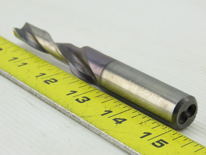 Komet JEL 7/16" Coolant Thru 2 Flute 135° Spiral Step Drill 5/8" Shaft