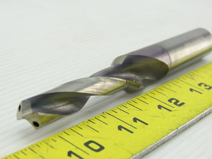Komet JEL 7/16" Coolant Thru 2 Flute 135° Spiral Step Drill 5/8" Shaft
