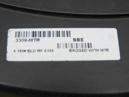 8 Bolt Low-Pressure Steel Unthreaded Pipe Flange Cap Pipe Size 6"