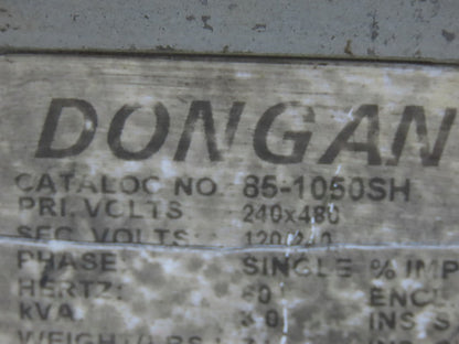 Dongan 86-1050SH 3KVA General Purpose Transformer 240x480HV 120-240LV