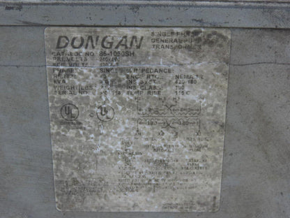 Dongan 86-1050SH 3KVA General Purpose Transformer 240x480HV 120-240LV