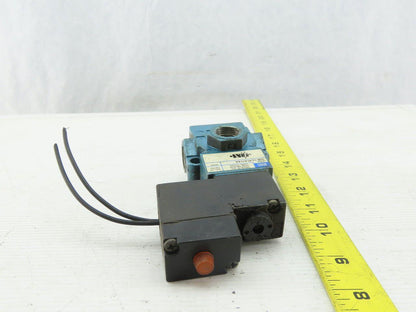 MAC 55B-12-PI-611AA Pneumatic Solenoid Valve W/PID-116AAAA 120V Coil 3/8" NPT