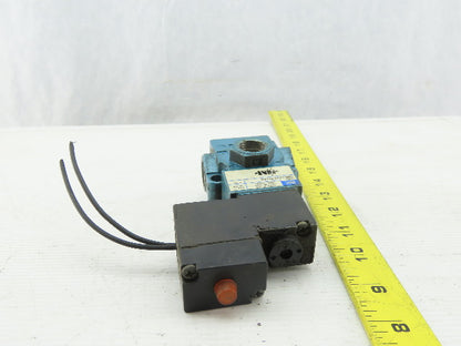 MAC 55B-12-PI-611AA Pneumatic Solenoid Valve W/PID-116AAAA 120V Coil 3/8" NPT