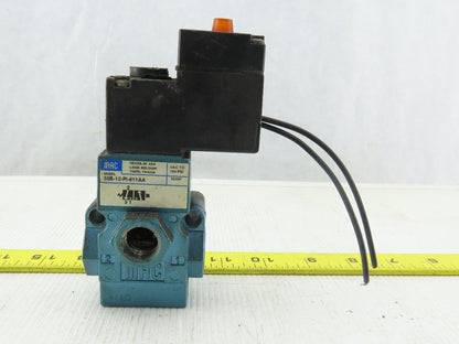 MAC 55B-12-PI-611AA Pneumatic Solenoid Valve W/PID-116AAAA 120V Coil 3/8" NPT