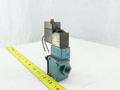 MAC 55B-12-PI-611AA Pneumatic Solenoid Valve W/PID-116AAAA 120V Coil 3/8" NPT