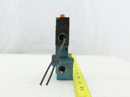 MAC 55B-12-PI-611AA Pneumatic Solenoid Valve W/PID-116AAAA 120V Coil 3/8" NPT