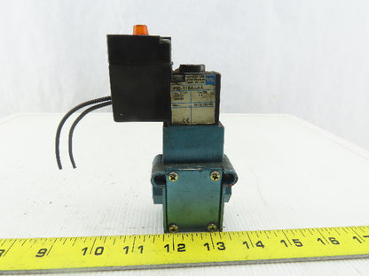 MAC 55B-12-PI-611AA Pneumatic Solenoid Valve W/PID-116AAAA 120V Coil 3/8" NPT