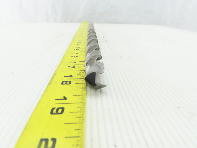 Brisbois 28529 15mm Carbide 2 Flute 118° Drill Tang Shank 12" OAL