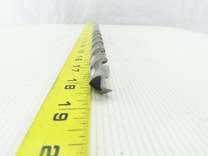Brisbois 28529 15mm Carbide 2 Flute 118° Drill Tang Shank 12" OAL