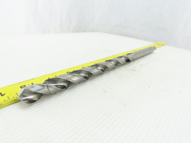 Brisbois 28529 15mm Carbide 2 Flute 118° Drill Tang Shank 12" OAL