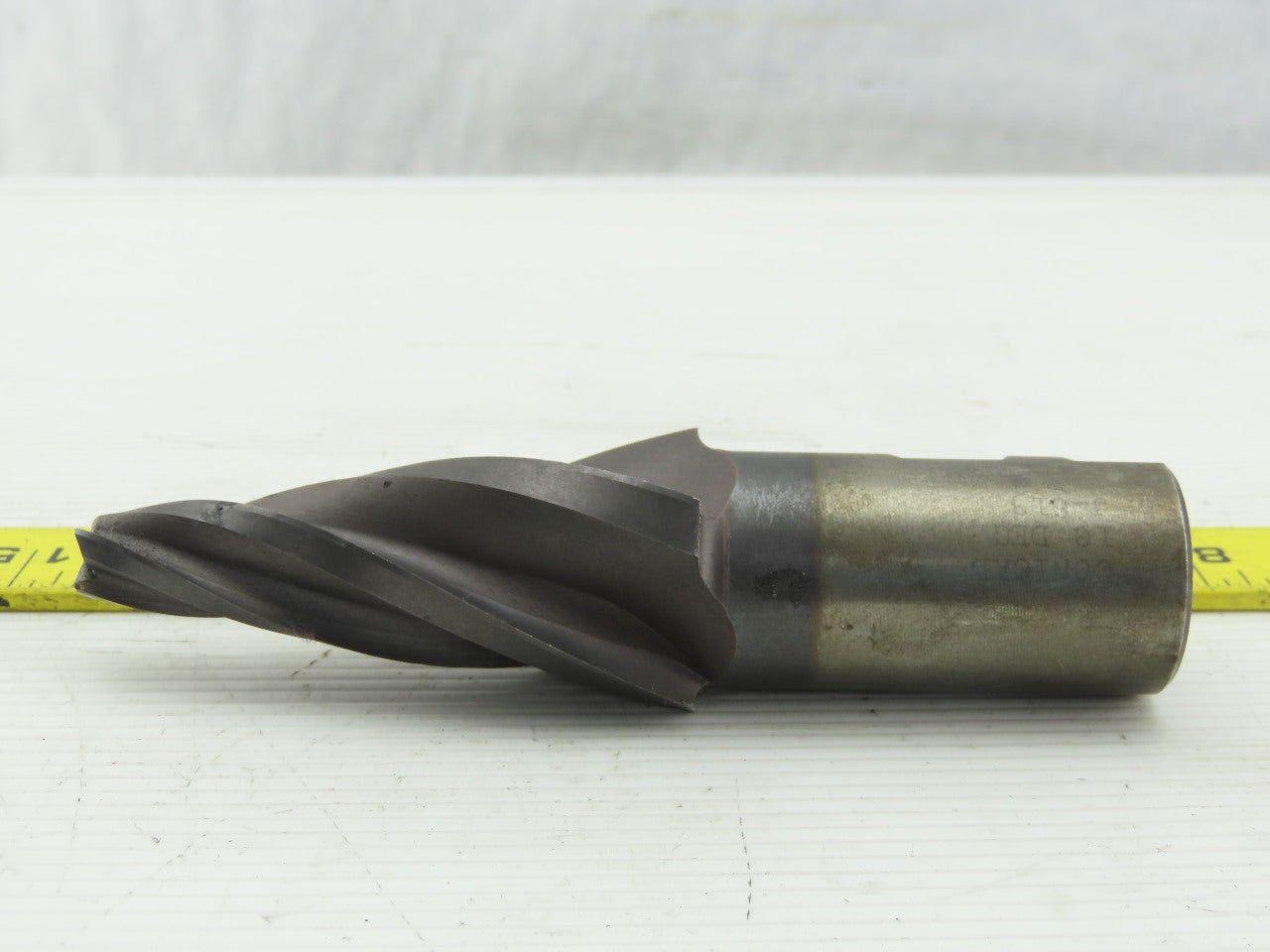 10° Conical End Mill Right Spiral 4 Flute 29/64" Tip -1-9/16" End 6"OAL