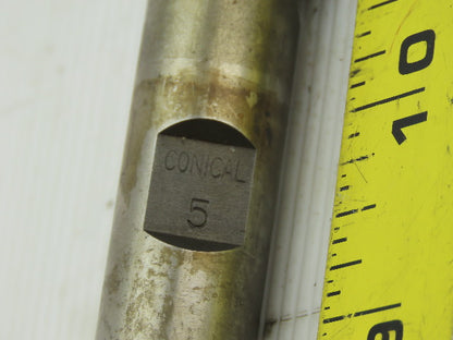 5° Conical End Mill Right Spiral 3 Flute 3/8" Tip 7/8" End 5-1/2" OAL