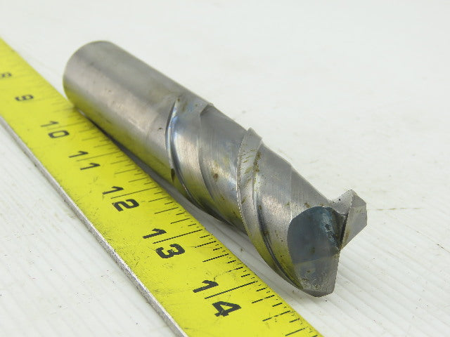 1" 2 Flute Spiral End Mill 5" OAL 1" Shank