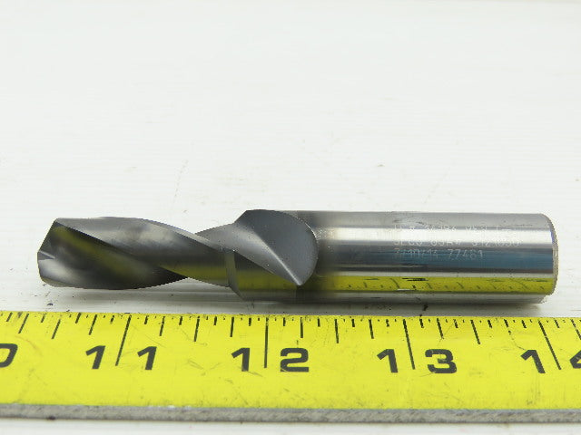 Seco 14184 9/16" Carbide Coolant Thru 2 Flute Spiral End Mill 18mm Shank