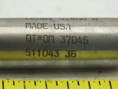5/8" HSS 4 Flute Ballnose End Mill 5/8" Shank 3-3/4" OAL